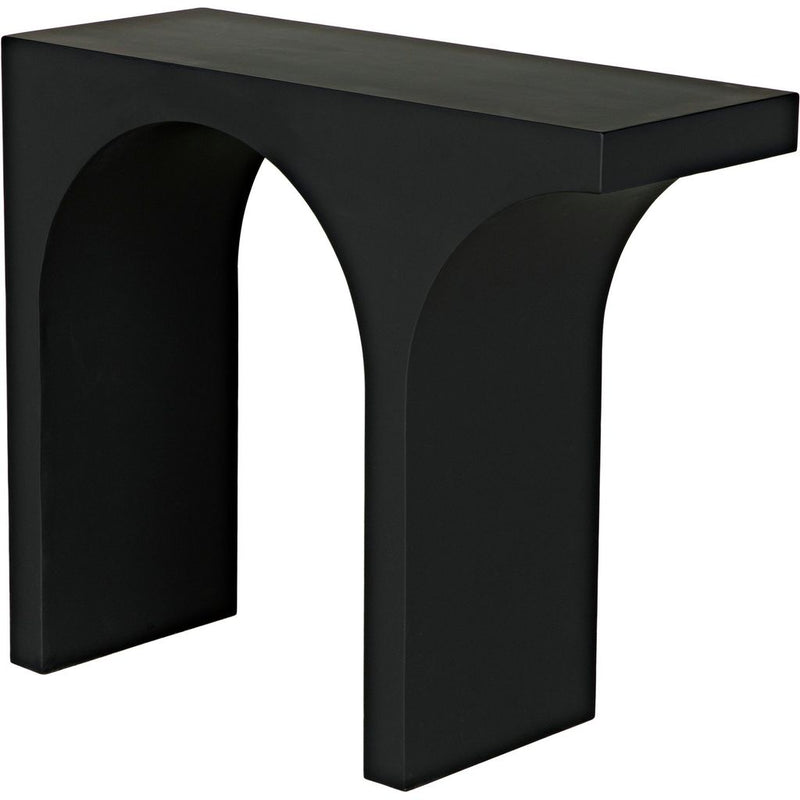 Primary vendor image of Noir Maximus Console/Side Table, Black Steel, 35