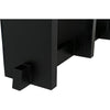 Noir Ando Console - Mahogany & Glass, 75" W