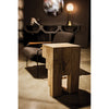 Noir Ando Console - Mahogany & Glass, 75" W