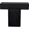 Noir Brice Console - Mahogany & Brass Pulls, 36" W