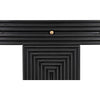 Noir Brice Console - Mahogany & Brass Pulls, 36" W