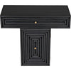 Noir Brice Console - Mahogany & Brass Pulls, 36" W