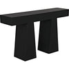 Noir Wendell Console - Industrial Steel, 52" W