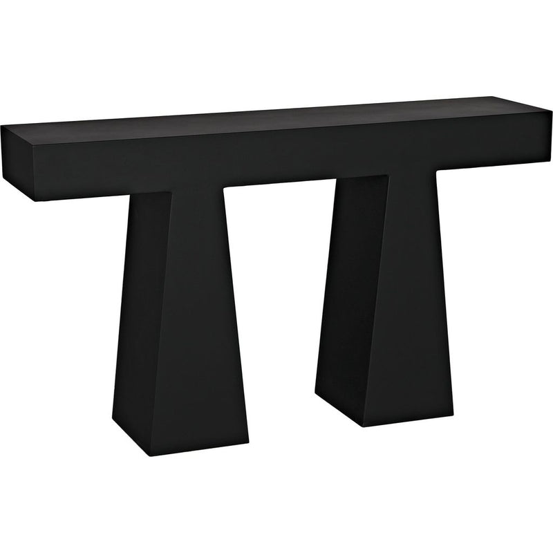 Primary vendor image of Noir Wendell Console - Industrial Steel, 52