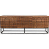 Noir Casanova Sideboard, Dark Walnut, 83" W