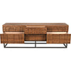 Noir Casanova Sideboard, Dark Walnut, 83" W