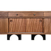 Noir Wolf Sideboard, Dark Walnut, 82" W