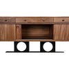 Noir Wolf Sideboard, Dark Walnut, 82" W