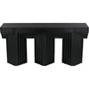 Noir Acropolis Console - Industrial Steel, 64" W