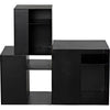 Noir Gropius Cubes - Industrial Steel, 51" W