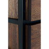 Noir Seoul Tallboy - Walnut & Industrial Steel, 26" W