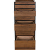 Noir Seoul Tallboy - Walnut & Industrial Steel, 26" W