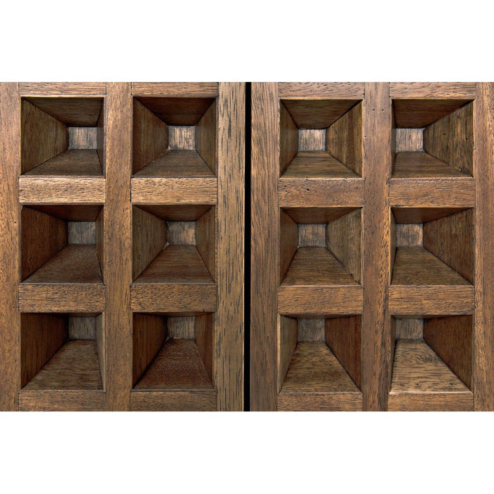 Noir Nuala Sideboard - Walnut, 77.5" W