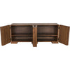 Noir Nuala Sideboard - Walnut, 77.5" W