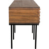 Noir Zodiac Sideboard - Walnut, 73" W