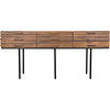 Noir Zodiac Sideboard - Walnut, 73" W