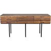 Noir Zodiac Sideboard - Walnut, 73" W