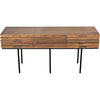 Noir Zodiac Sideboard - Walnut, 73" W