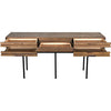 Noir Zodiac Sideboard - Walnut, 73" W