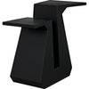 Noir Gaston Console/Side Table - Industrial Steel, 15"