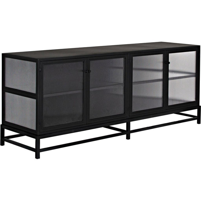 Primary vendor image of Noir Chandler 4 Door Sideboard, Black Steel, 74.5" W