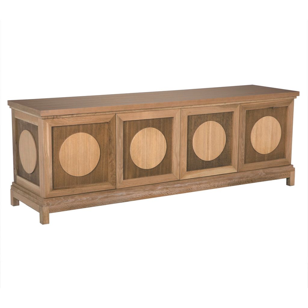 Primary vendor image of Noir Wellington 4 Door Sideboard, White Oak, 83" W