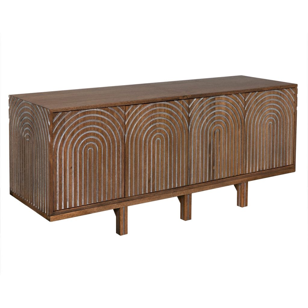 Primary vendor image of Noir Ryder Sideboard - Walnut & Veneer, 72" W