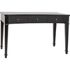 Noir Curba Desk, Hand Rubbed Black - Mahogany & Veneer, 48" W