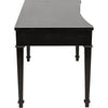 Noir Curba Desk, Hand Rubbed Black - Mahogany & Veneer, 48" W