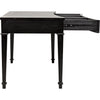 Noir Curba Desk, Hand Rubbed Black - Mahogany & Veneer, 48" W