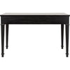 Noir Curba Desk, Hand Rubbed Black - Mahogany & Veneer, 48" W