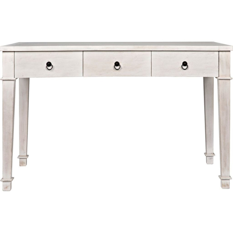 Primary vendor image of Noir Curba Desk, White Wash - Mahogany & Veneer, 48