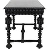 Noir Portuguese Desk, Small, Hand Rubbed Black - Mahogany & Veneer, 60" W