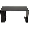 Noir Black Steel Desk, 60" W