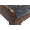 Noir Wod Ward Desk - Walnut & Night Snow Marble, 60" W