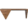 Noir Tetramo Desk, Dark Walnut, 80" W