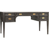 Noir Africa Desk, Pale - Mahogany & Veneer, 60" W