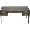 Noir Africa Desk, Pale - Mahogany & Veneer, 60" W