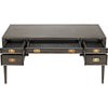 Noir Africa Desk, Pale - Mahogany & Veneer, 60" W