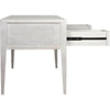 Noir Africa Desk, White Wash - Mahogany & Veneer, 60" W