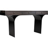 Noir Truss Desk, Ebony Walnut w/ Steel Legs, 62" W