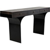 Noir Truss Desk, Ebony Walnut w/ Steel Legs, 62" W