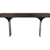 Noir Truss Desk, Ebony Walnut w/ Steel Legs, 62" W