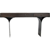 Noir Truss Desk, Ebony Walnut w/ Steel Legs, 62" W