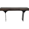 Noir Truss Desk, Ebony Walnut w/ Steel Legs, 62" W