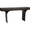 Noir Truss Desk, Ebony Walnut w/ Steel Legs, 62" W