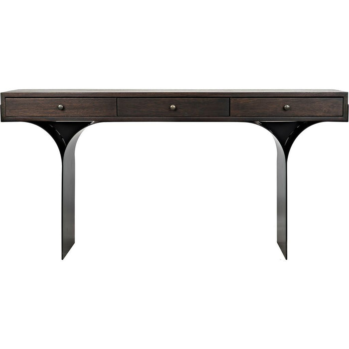 Primary vendor image of Noir Truss Desk, Ebony Walnut w/ Steel Legs, 62" W