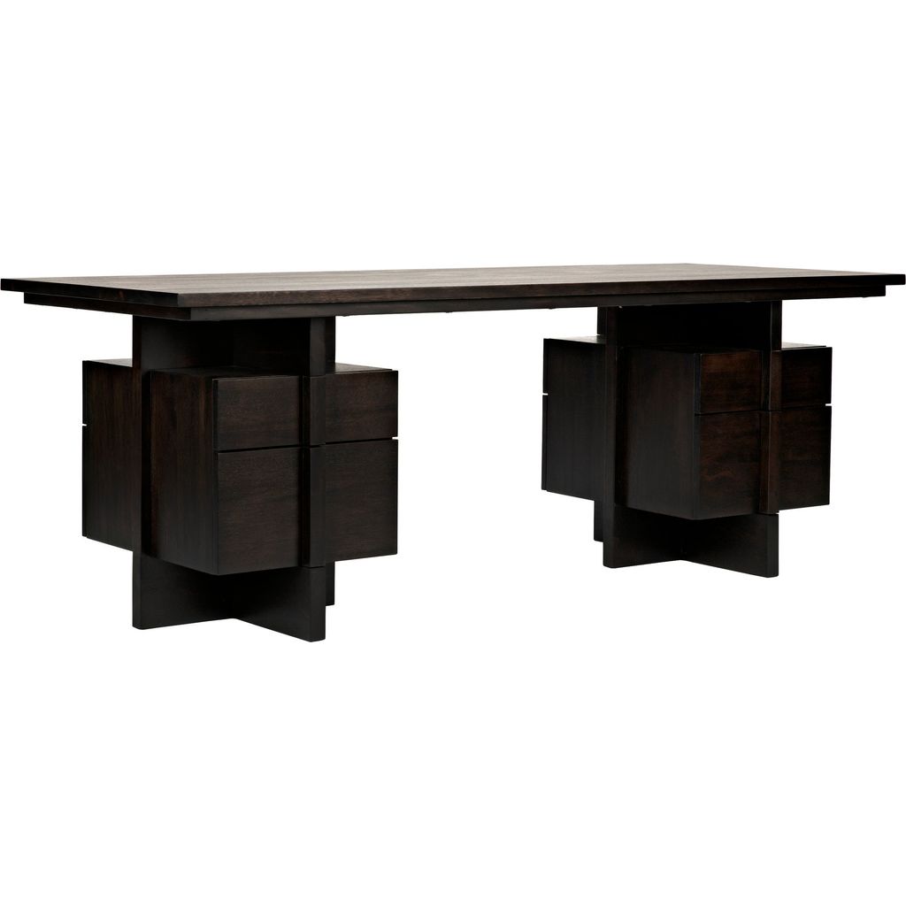 Primary vendor image of Noir Bridge Desk, Ebony Walnut, 84" W