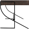 Noir Frank Desk, Ebony Walnut w/ Steel, 62.5" W