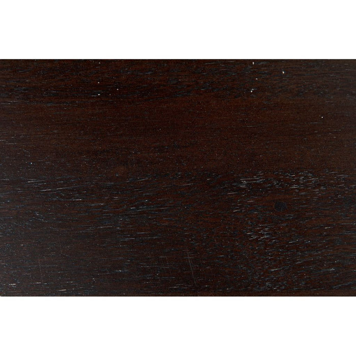 Noir Voltes Desk, Ebony Walnut w/ Black Steel, 60" W